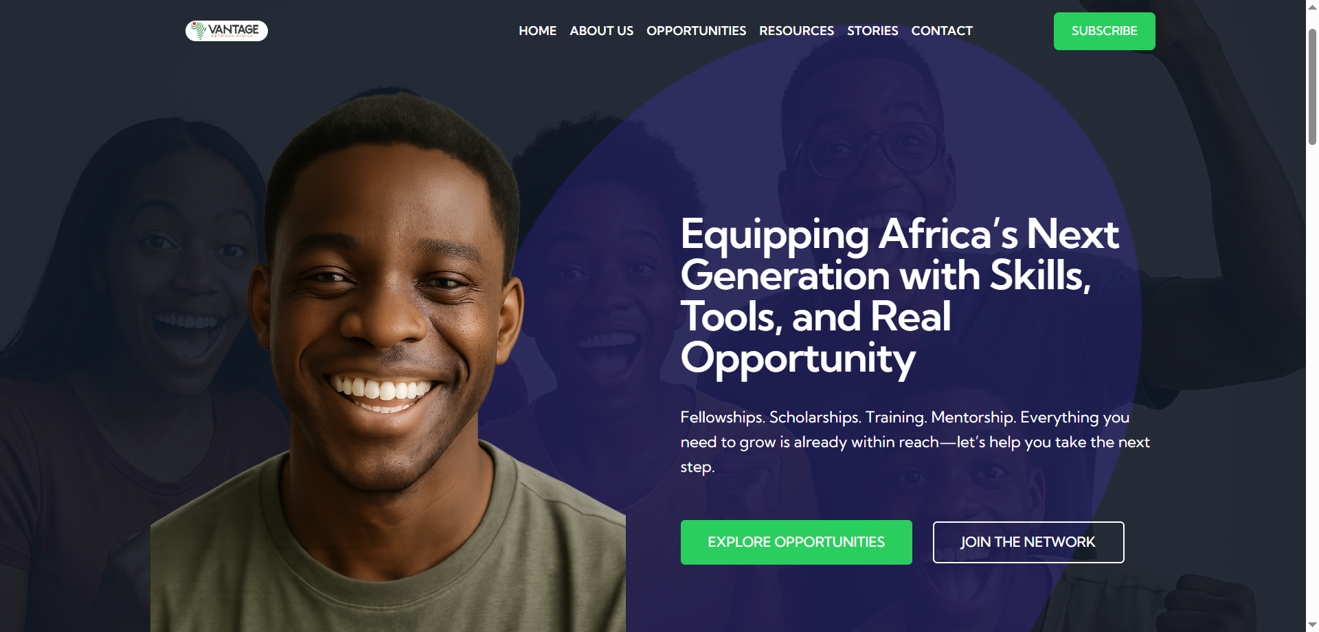 Vantage Network Africa project preview
